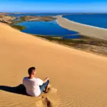 Me Looking at Sandwich Harbour from a Sand Dune