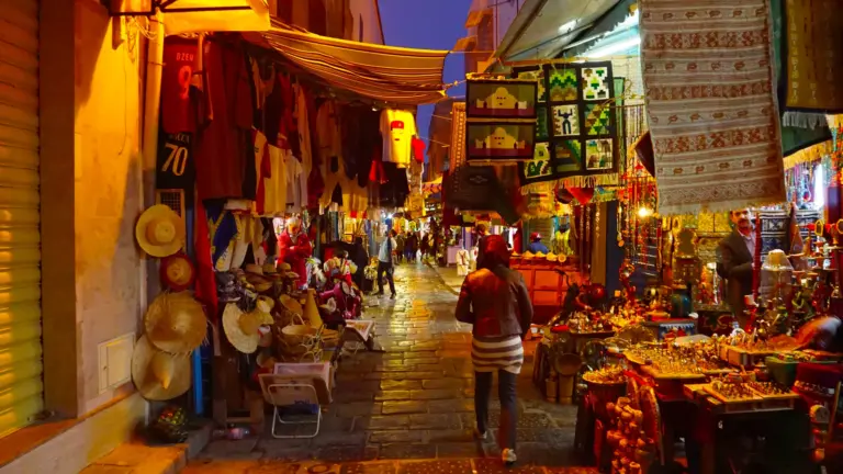 Tunis Medina Streets Shops