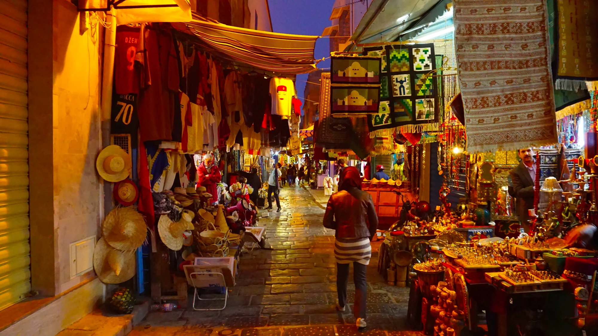 Tunis Medina Streets Shops