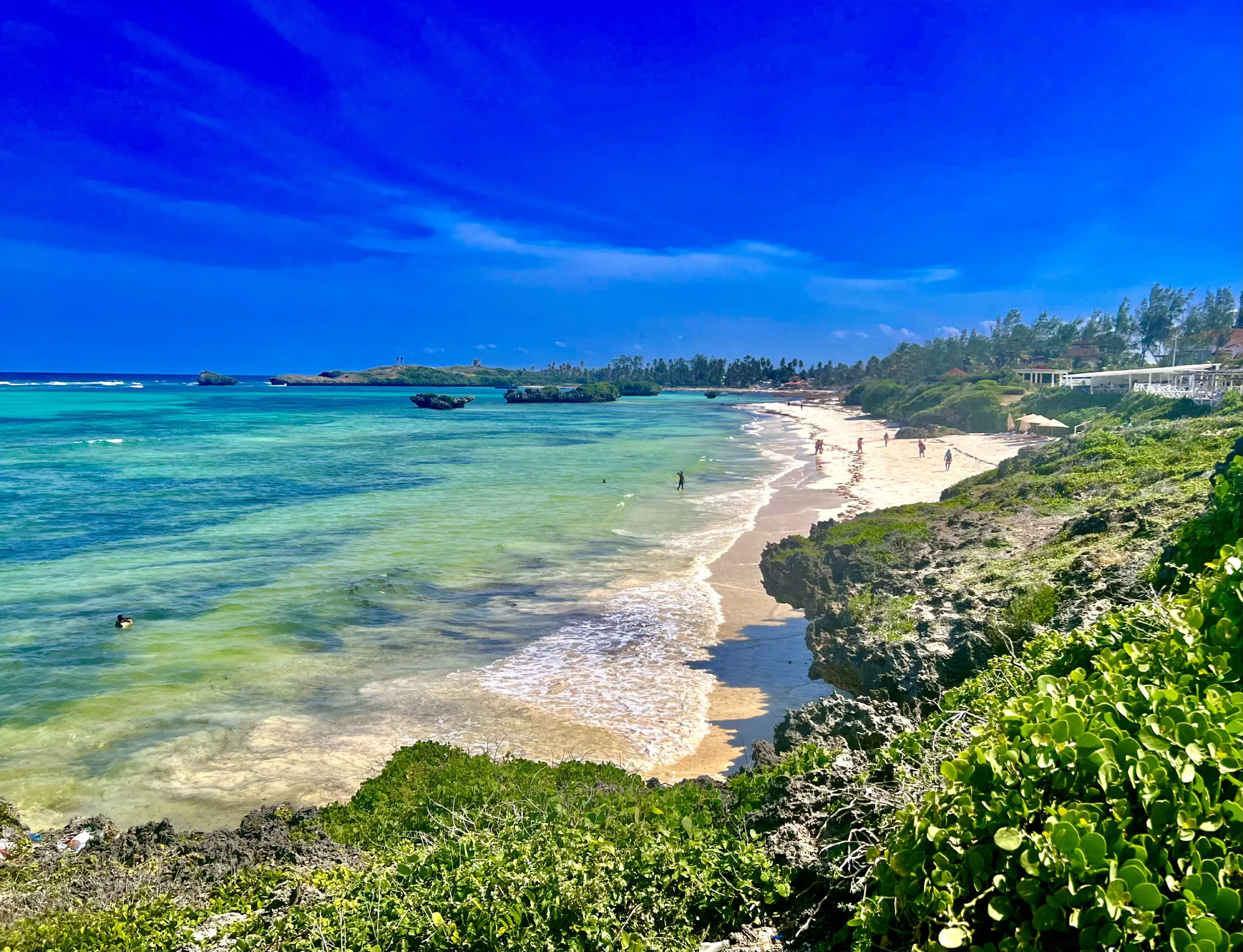 Watamu Beach Kenya Coast Rocks Islands