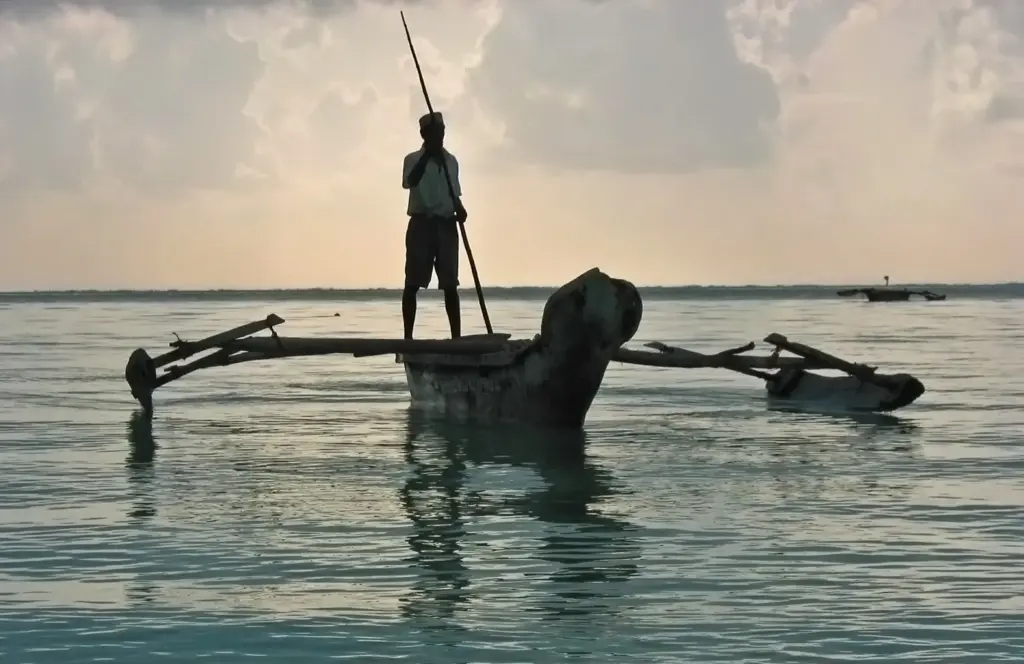 Zanzibar Fisherman on a Dhow