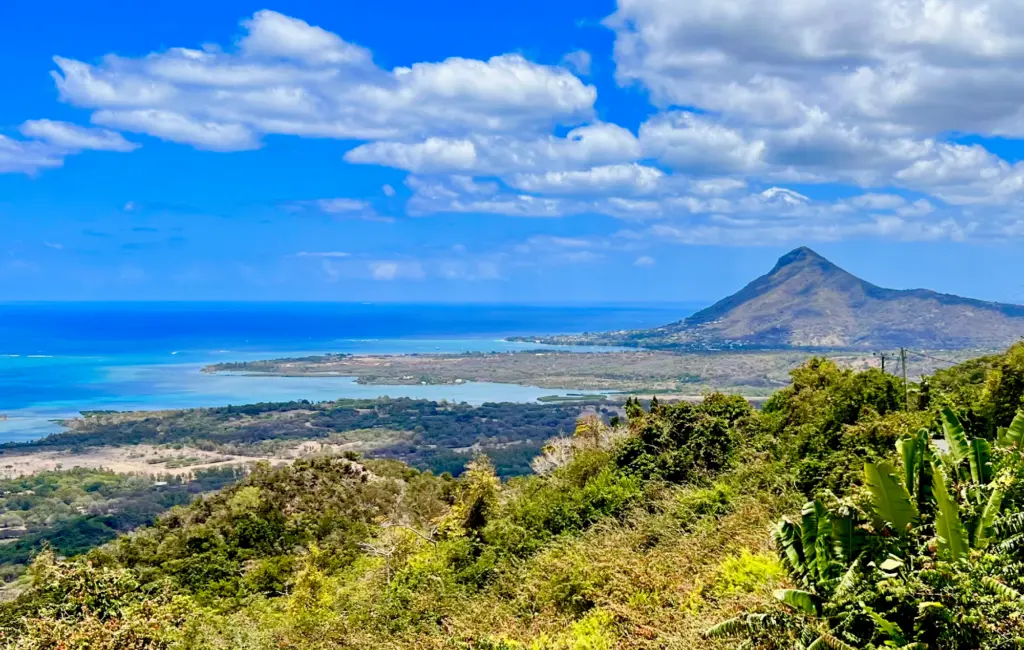 Mauritius Chamarel View of Ocean and Beaches
