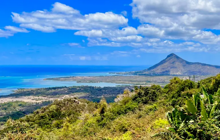 Mauritius Chamarel View of Ocean and Beaches