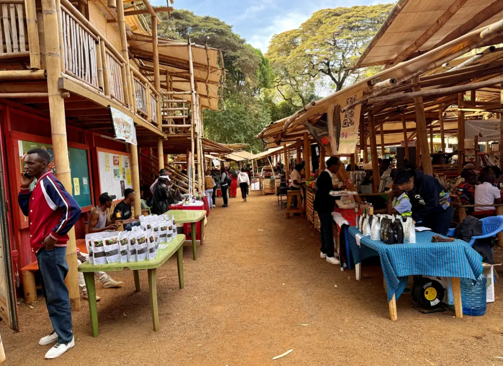Nairobi Karen Organic Farmers Market Food Area
